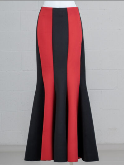 RedBlack Trumpet Skirt