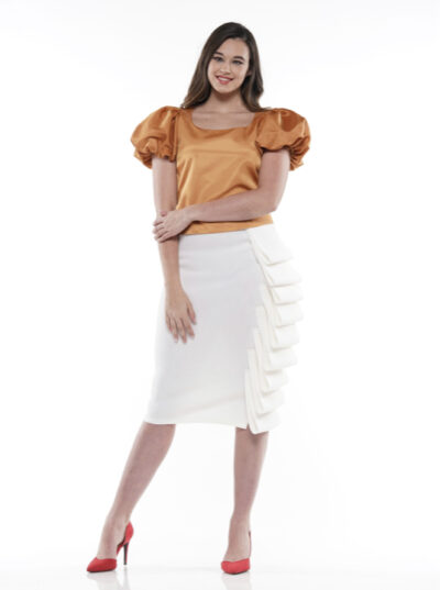 "Lady Tamera" Side Tier Scuba Skirt