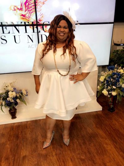 "Lady Sharice" Gathered Peplum Short Sleeve Top & Pencil Skirt